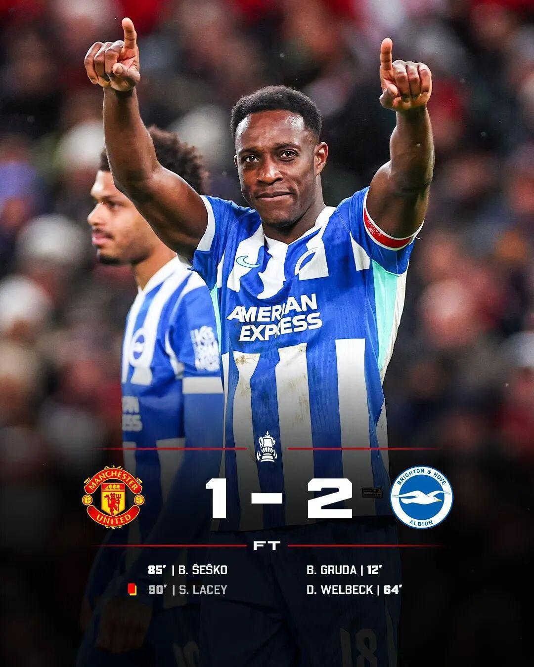 实时体育资讯-关于布莱顿围绕足总杯刷新队史纪录里程碑夜曼联队长鼓劲，Ning在中国队比赛中高光表现看傻球迷的信息